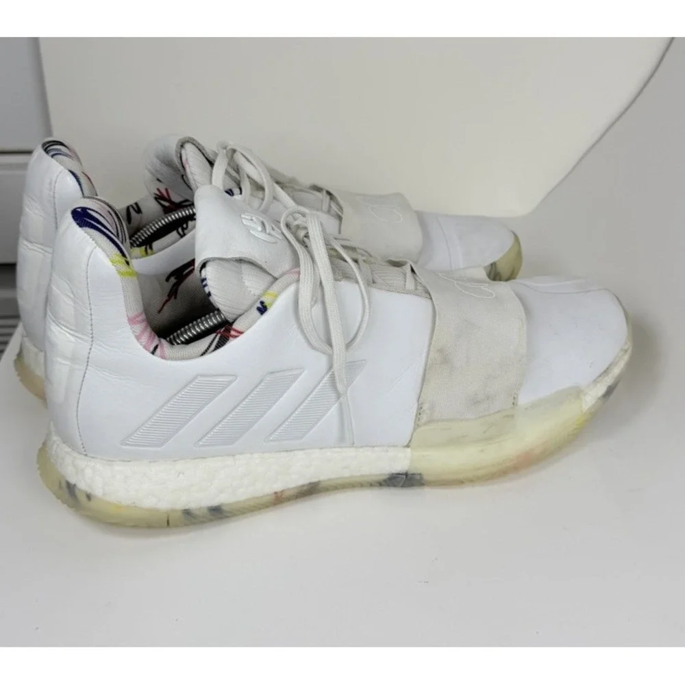 Adidas Mens Basketball Shoes James #13 Harden Vol 3 Doodle Voyager G540, Sz 12.5